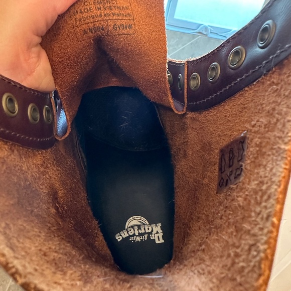 Dr. Martens Clemency Leather Heeled Lace Up Boots US Women's 6 - Picture 8 of 9